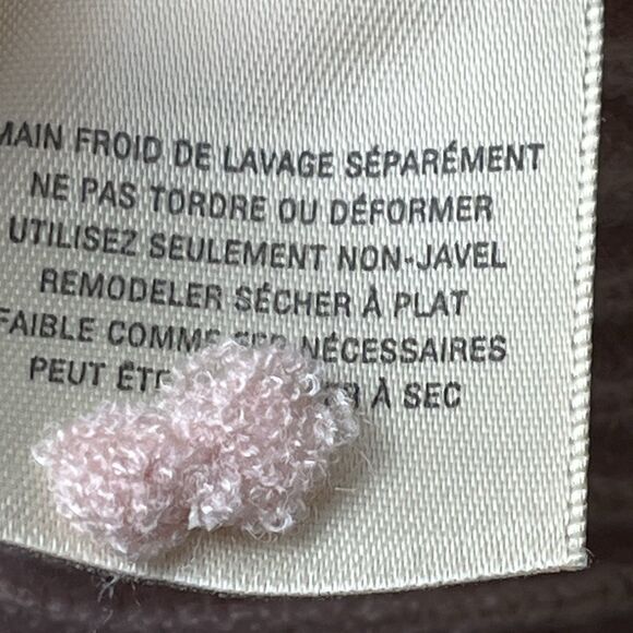 Anthropologie Moth Off The Shoulder Pullover Knit Sweater Balloon Sleeves Pink M - Picture 14 of 14